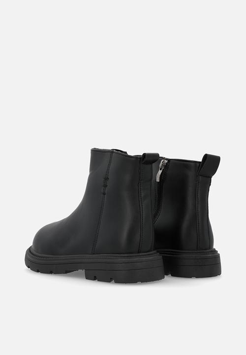 Pop Candy - Zip fastening ankle boot - black