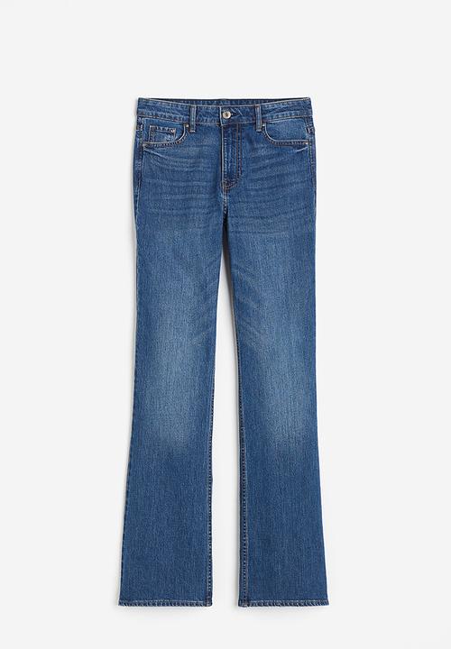H&M - Bootcut high jeans - denim blue 