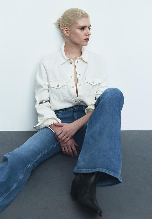 H&M - Flared high jeans - blue