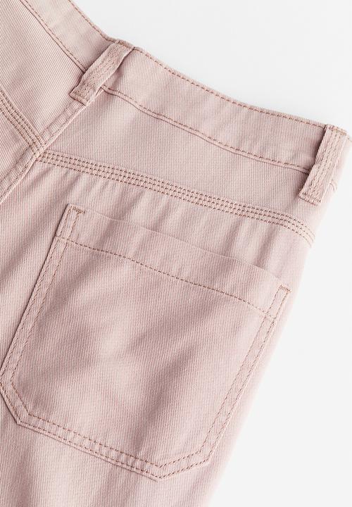 H&M - Twill cargo trousers - dusty pink