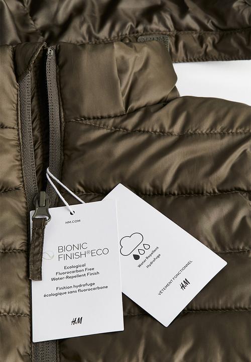 H&M - Water-repellent puffer jacket - green