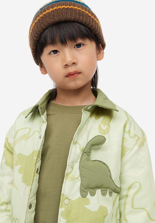 H&M - Padded shacket - green