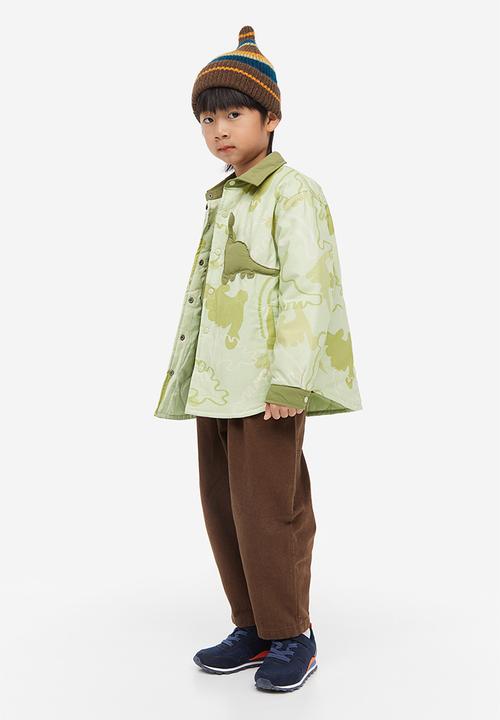H&M - Padded shacket - green