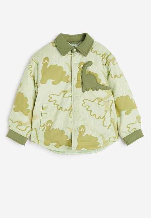 H&M - Padded shacket - green