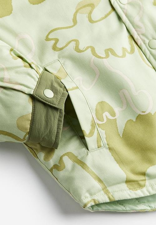 H&M - Padded shacket - green