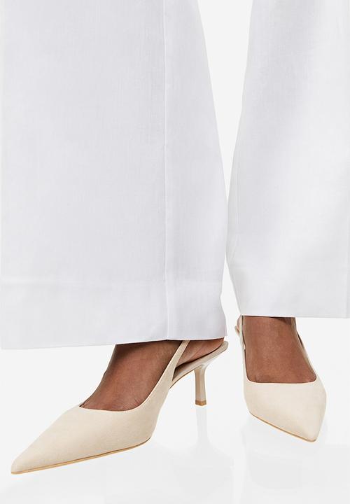 H&M - Slingbacks - light beige