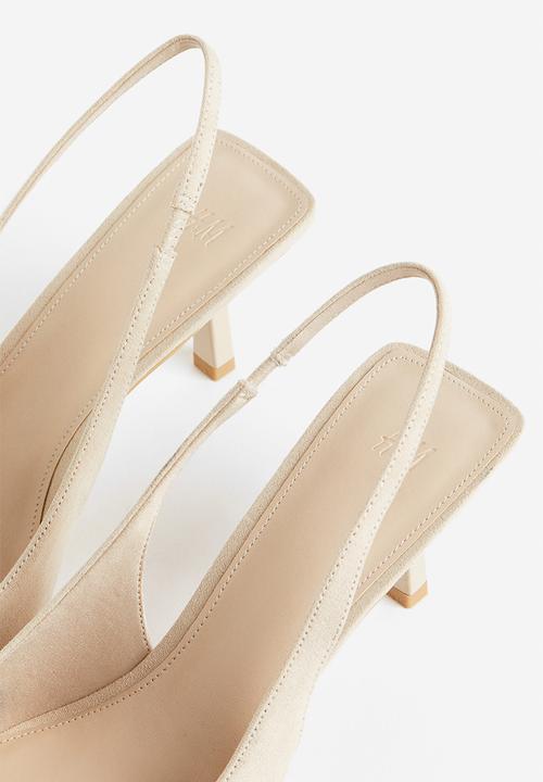 H&M - Slingbacks - light beige