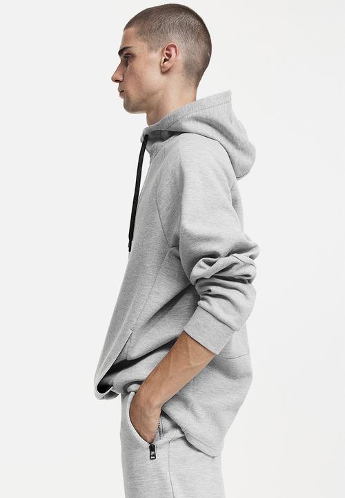 H&M - Drymove™ zip-through training tech hoodie - light grey marl