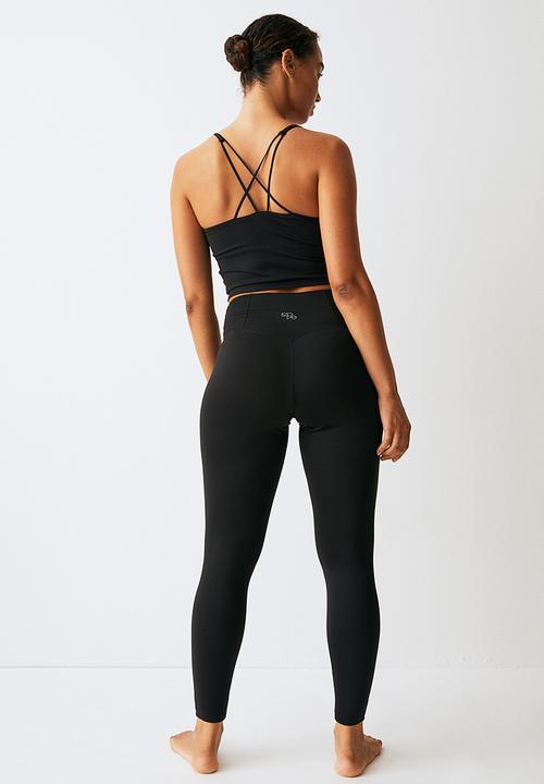 H&M - Drymove™ sports tights - black