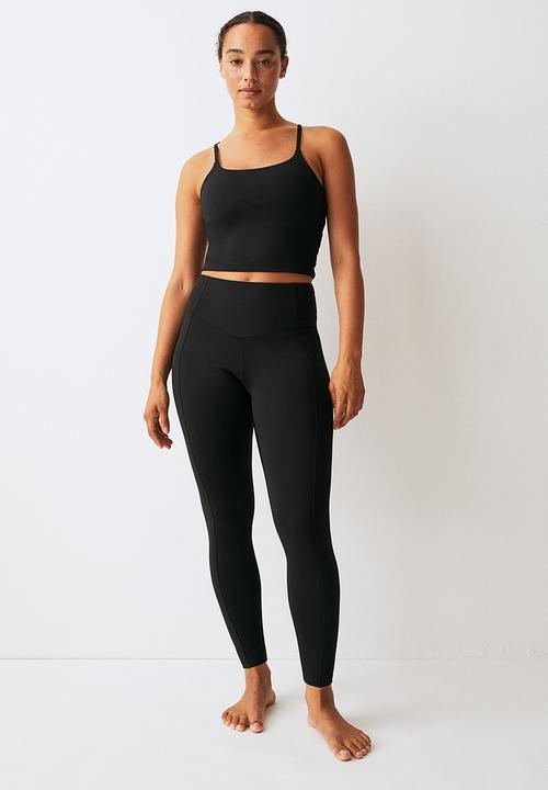 H&M - Drymove™ sports tights - black