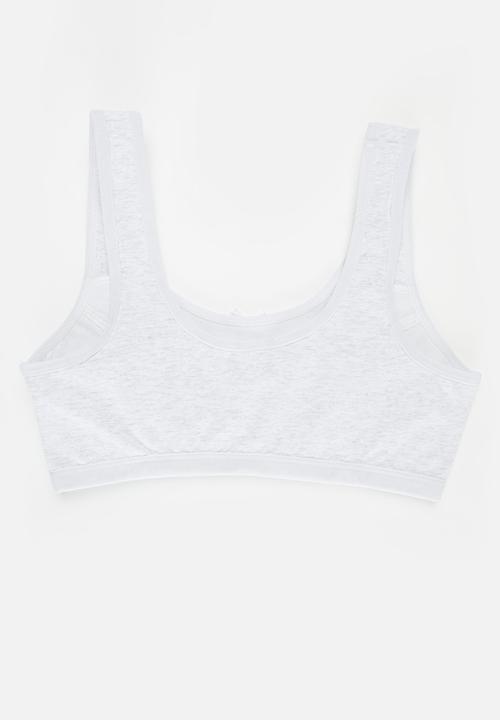 Pop Candy - Tween girls bra - grey