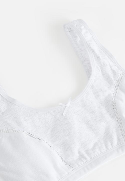 Pop Candy - Tween girls bra - grey
