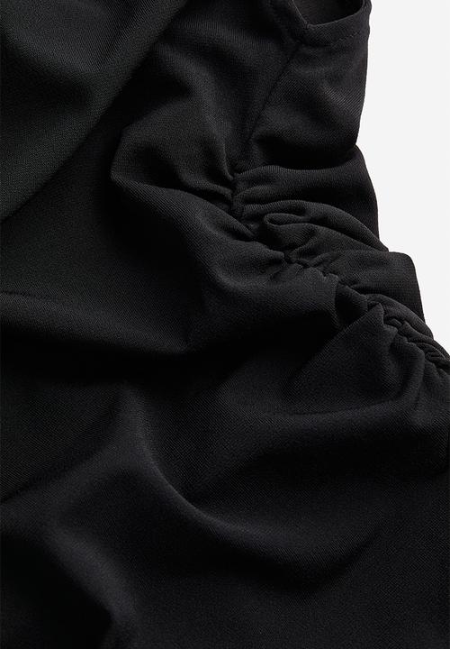 H&M - Cropped turtleneck top - black