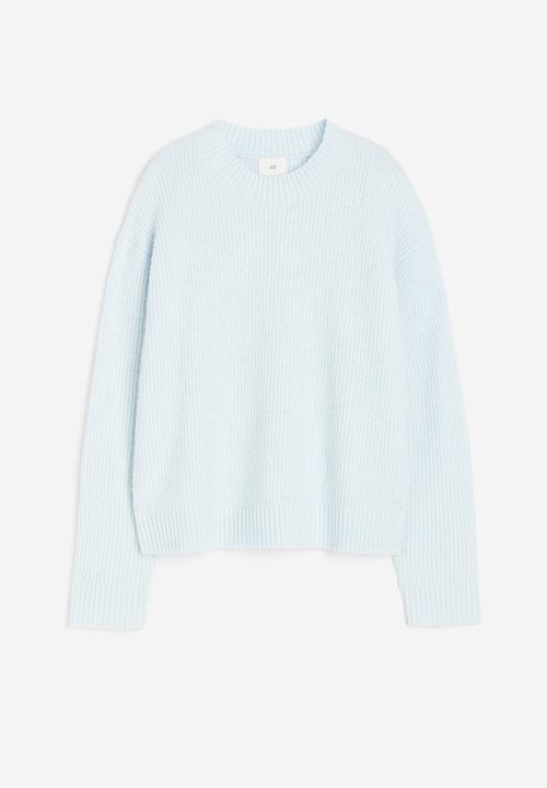 H&M - Rib-knit jumper - light blue