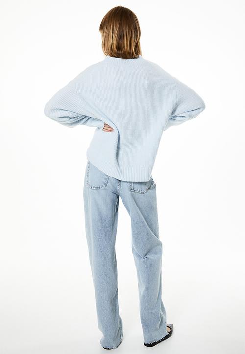 H&M - Rib-knit jumper - light blue