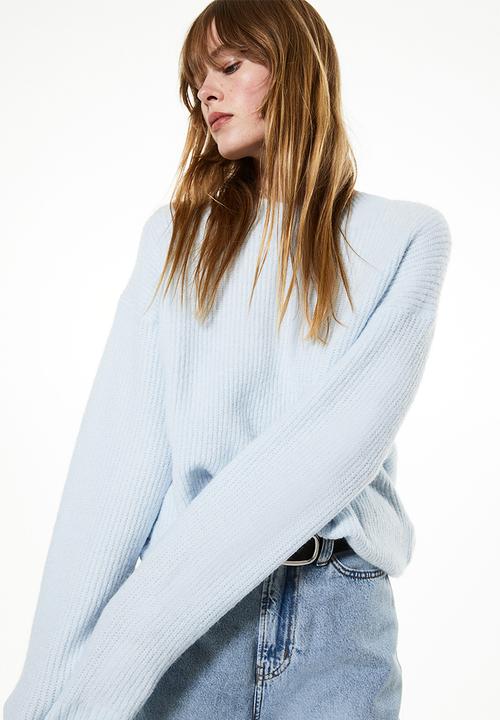 H&M - Rib-knit jumper - light blue