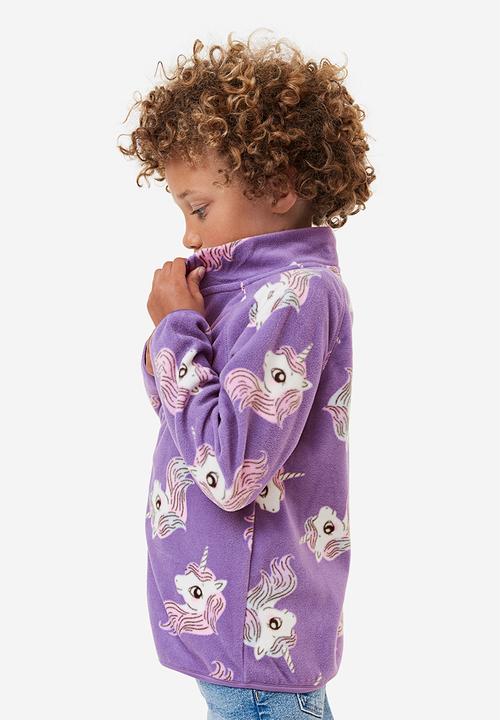 H&M - Fleece jacket - purple