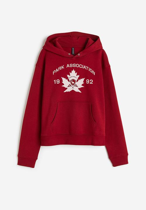 H&M - Printed hoodie - multi,red