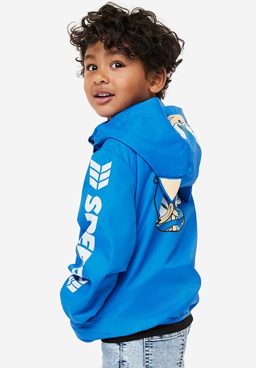 H&M - Printed windbreaker - blue