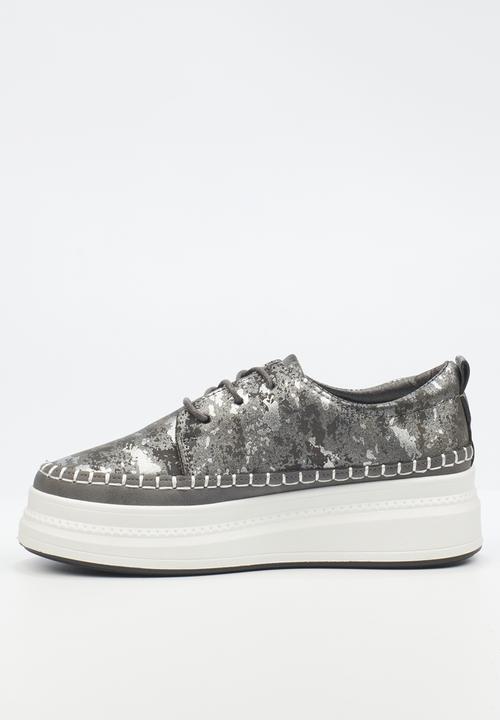 Butterfly Feet - Senhora 14 lace-up - pewter