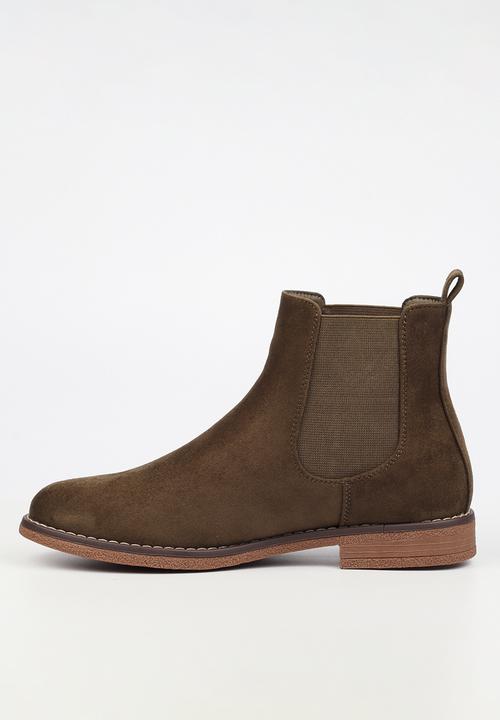 Butterfly Feet - Celeste 1 chelsea boot - olive