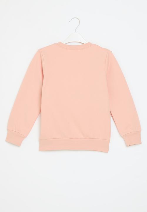 Pop Candy - Bow décor sweat top - pink