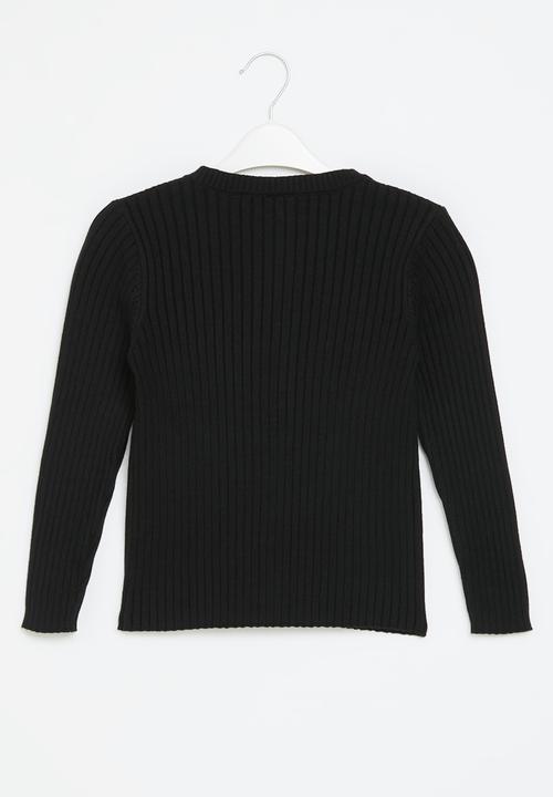 Pop Candy - Knitted cardigan - black