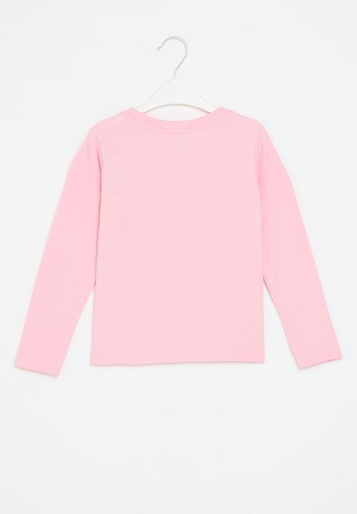 Pop Candy - Long sleeve printed tee - pink