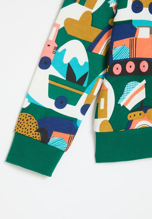 Pop Candy - Printed sweat top - green