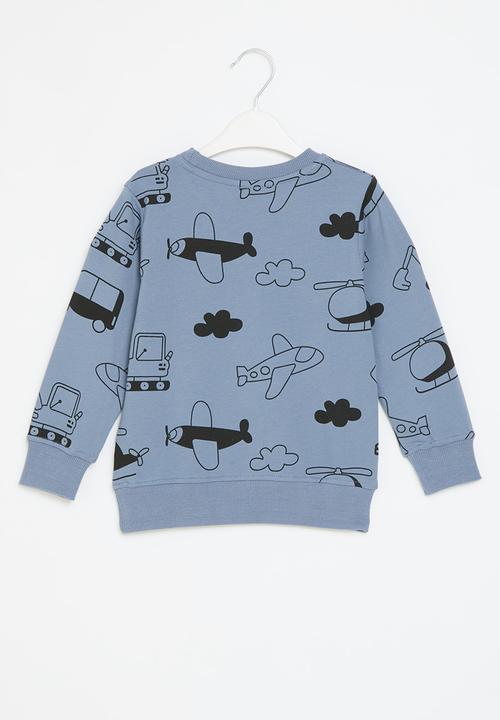 Pop Candy - Printed sweat top - blue