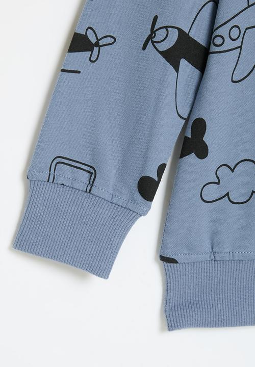 Pop Candy - Printed sweat top - blue