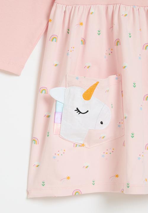 Pop Candy - Unicorn Print dress - pink