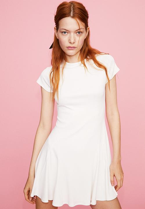 maternity jersey midi dress Black Striped Short Sleeve Maternity T-Shirt Midi Dress main image 0
