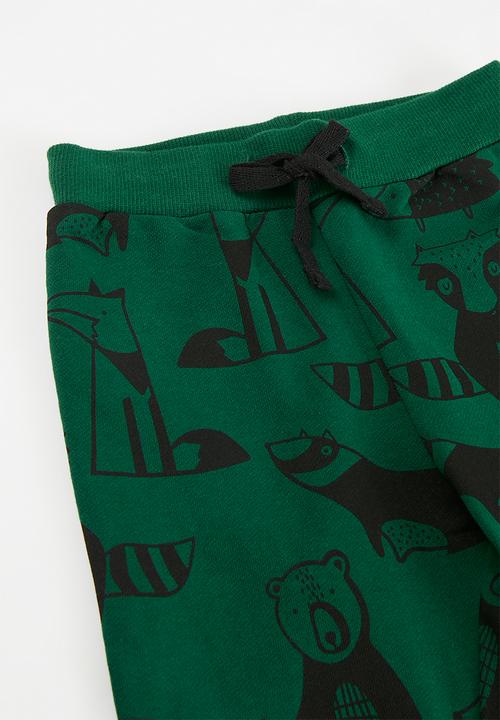 Pop Candy - Printed joggers - green