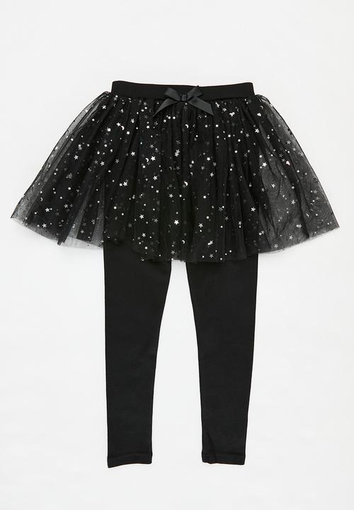 Pop Candy - Legging with tutu - black