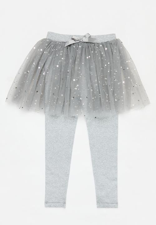 Pop Candy - Legging with tutu - grey