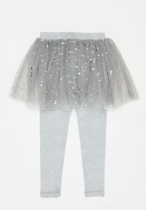 Pop Candy - Legging with tutu - grey