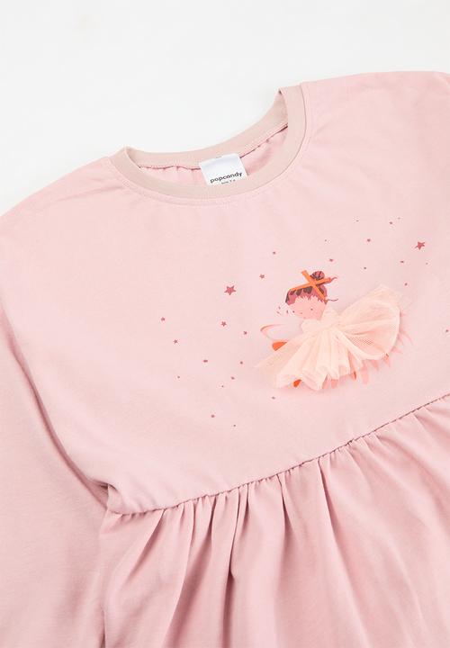 Pop Candy - Printed top & legging set - pink