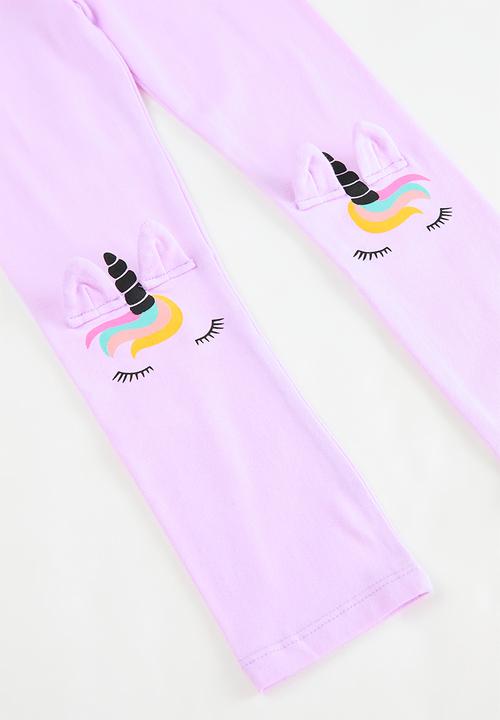 Pop Candy - Printed leggings - lilac