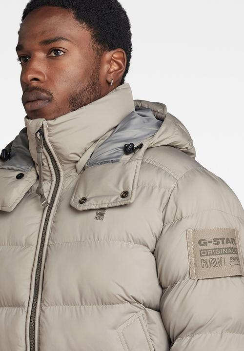 G-STAR - G- Whistler Pdd Hdd Jkt Unic matte lite r wr - elephant skin