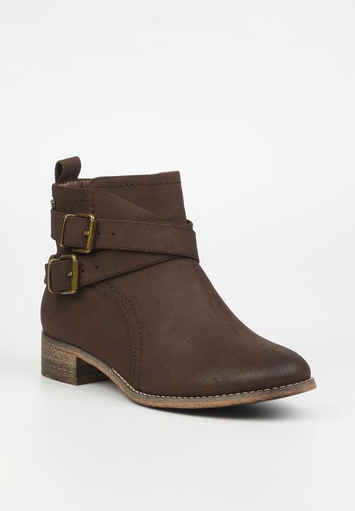 Miss Black - Abir 3 ankle boot - chocolate