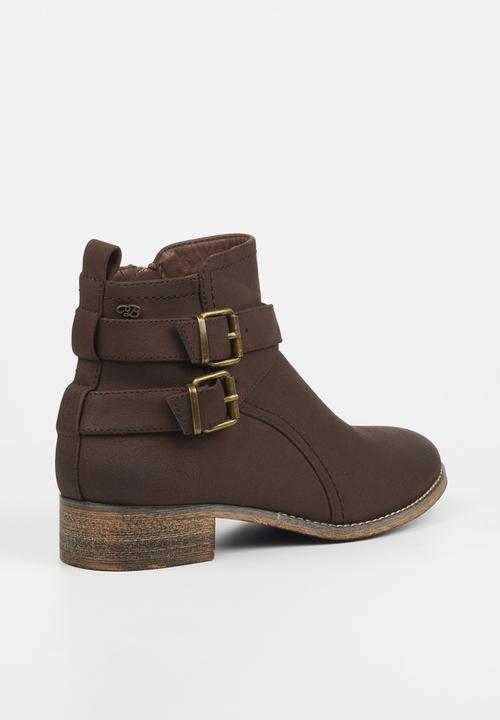 Miss Black - Abir 3 ankle boot - chocolate