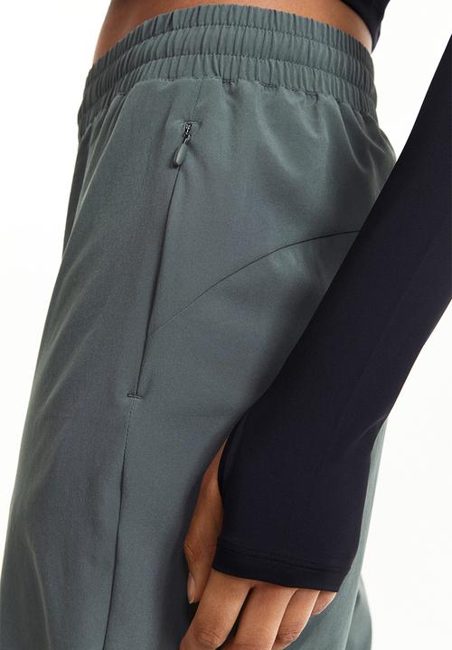 H&M - Drymove™ running trousers - dark khaki green