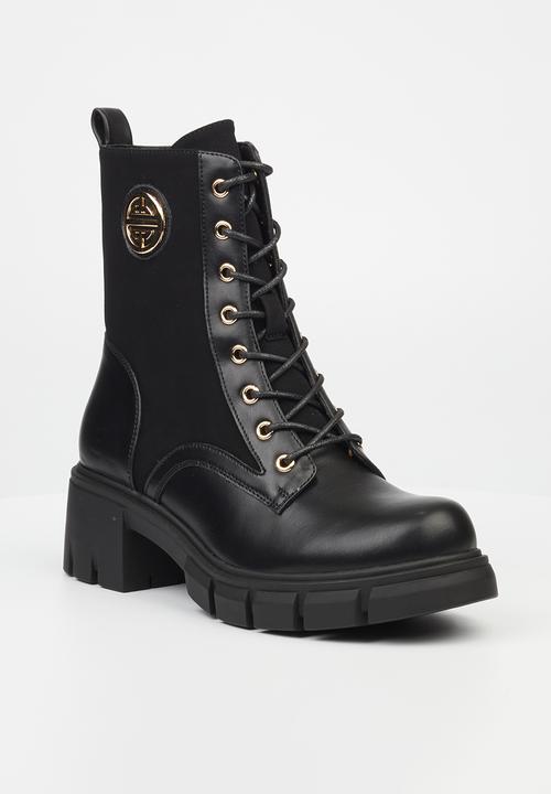 Miss Black - Odyssey 3 lace-up boot - black