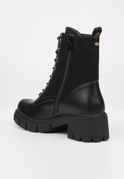 Miss Black - Odyssey 3 lace-up boot - black