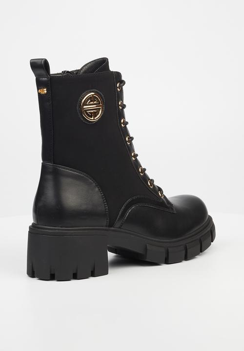 Miss Black - Odyssey 3 lace-up boot - black