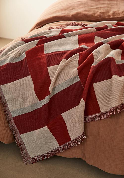 H&M - Blanket - red multi