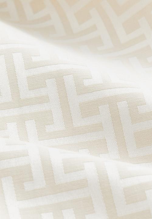 H&M - Cotton-blend tablecloth - light beige patterned