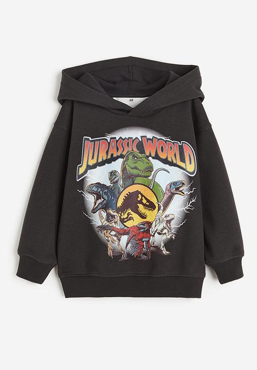 H&M - Printed hoodie - black multi