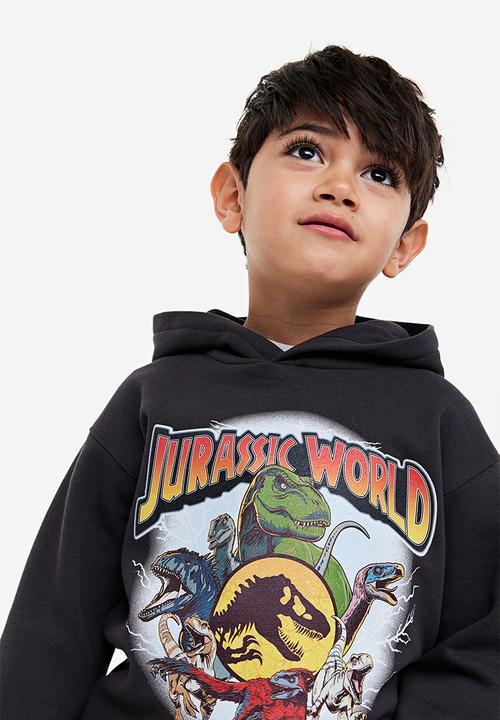 H&M - Printed hoodie - black multi